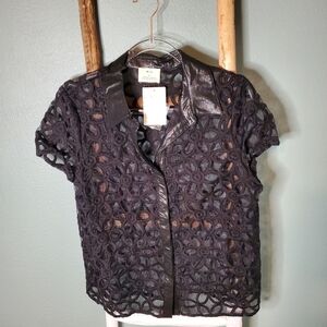 NWT Pins & Needles top size Large
